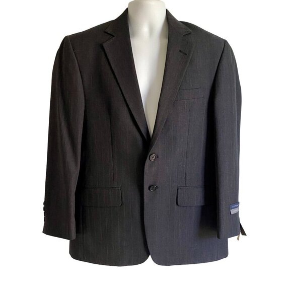 Hamilton 2-Piece Suit 40S Blazer and 33R Pants Polyester Worsted Wool NEW NWT - Picture 2 of 14